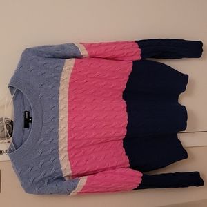 100% pure cashmere tricolor